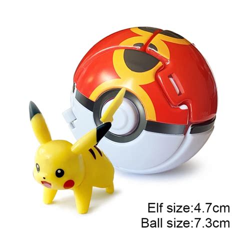 Styles Pokeball Anime Figure Tomy Pikachu Squirtle Pocket Monster