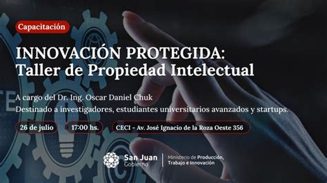 Se Lanzar Un Taller Gratuito Sobre La Propiedad Intelectual