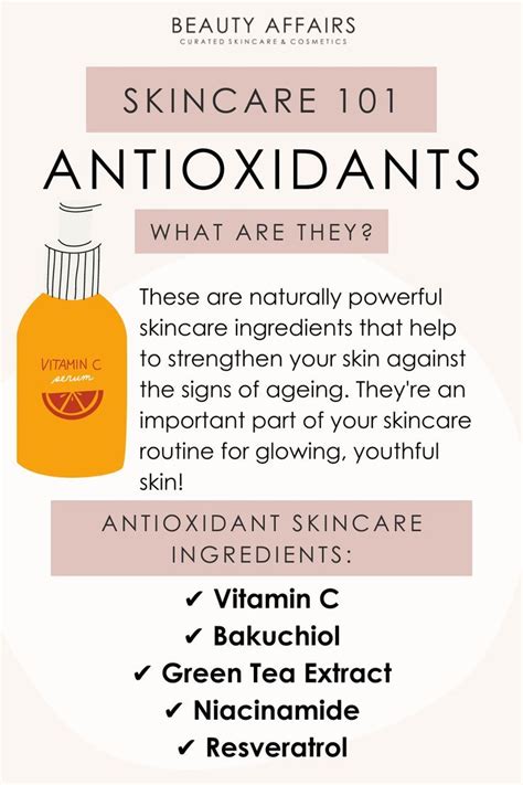 The Benefits Of Antioxidants For Your Skin Antioxidants Skincare