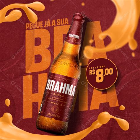 Post Feed Distribuidora Brahma Duplo Malte Peça Já a Sua Social Media