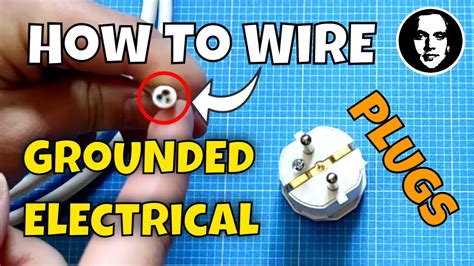 How To Wire A Grounded Electrical Plug 3 Cable Eu Type F Youtube