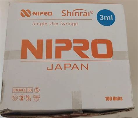 Nipro Shinrai Ml Syringe At Rs Piece In