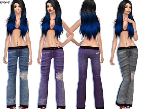 The Sims Resource Baggy Jeans