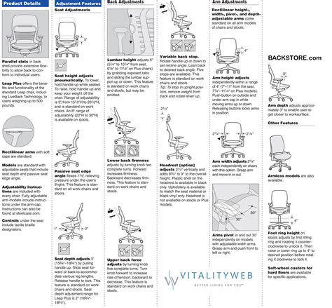 Steelcase Leap Chair Parts Diagram