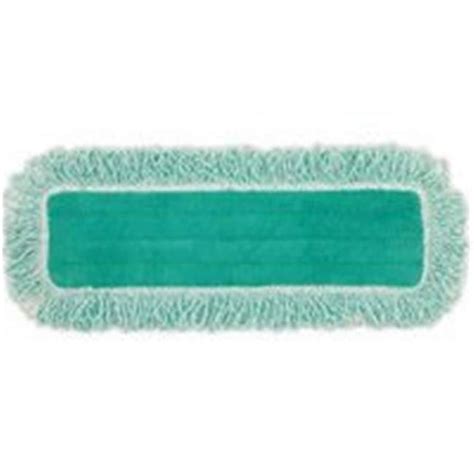 Rubbermaid Hygen Microfiber Fringed Dust Mop Pad W X D Green