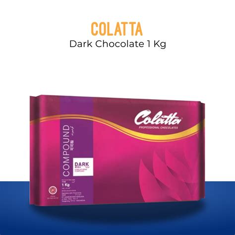 Jual Colatta Dark Coklat 1 Kg Compound Batang Colata Shopee Indonesia