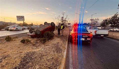 Reportan Volcadura En La Carretera El Hormiguero Potosino