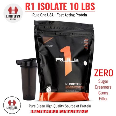 Jual Rule 1 Usa Hydrolyzed 100 Whey Protein Isolate 5 Lbs Wpi 5lb