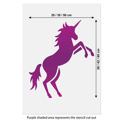 5 Best Unicorn Stencils Free Printable Printableecom Ps219 Gbp