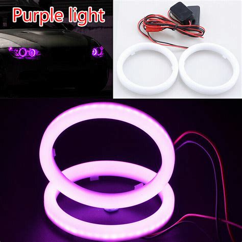 60mm 70mm 80mm 90mm 100mm 110mm Car COB LED Angel Eyes Halo Ring Fog