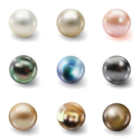 Different Colours, Hues and Types of Cultured Pearls