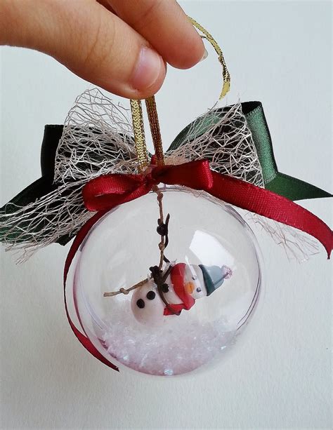 Snowman Christmas Ornament / Christmas Tree Ornament / Snowman - Etsy