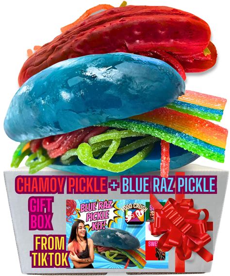 Buy Chamoy Pickle Kit With Blue Takis Blue Raspberry Pickle Kit Gift