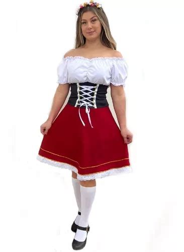 Vestido Traje Frida Alem Oktoberfest Feminino Brinde Parcelamento