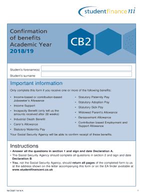 Cb Form Student Finance Fill Online Printable Fillable Blank