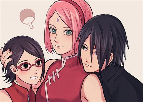 HD Wallpaper Naruto Boruto Sakura Haruno Sarada Uchiha Sasuke