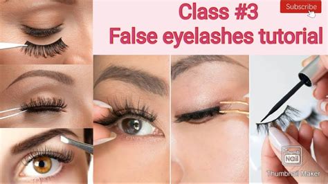 Class 3 How To Apply False Eyelashes Step By Step For Beginners False Eyelashes Tutorial