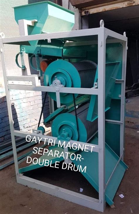 Double Drum Magnetic Separator Capacity 10 Ton Hour At 325000 In