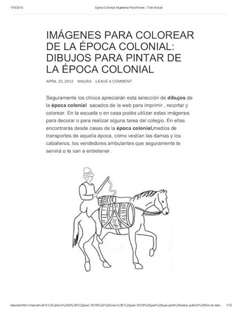 PDF Epoca Colonial Argentina Para Ninos Todo Actual DOKUMEN TIPS