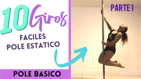 10 Giros Fáciles en Pole Estático para Principiantes en Pole Fitness