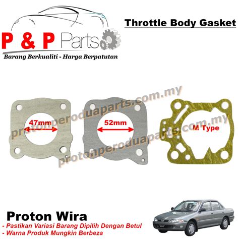 Throttle Body Gasket For Proton Wira G G G Vdo