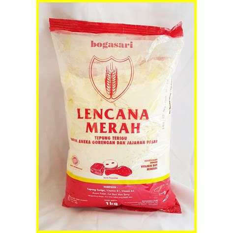 Jual Tepung Terigu Bogasari Lencana Merah Kg Shopee Indonesia