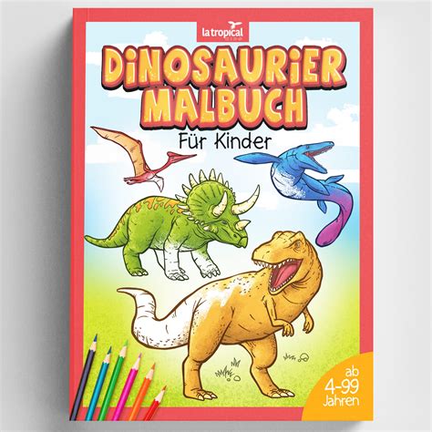 Dinosaurier Malbuch für Kinder La Tropical