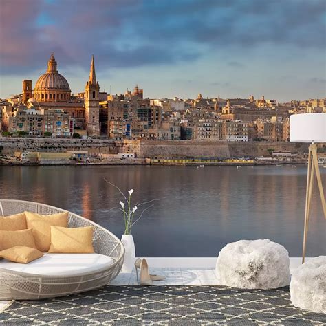 VALLETTA SKYLINE – Merawalaprint - Cityscape Wallpaper