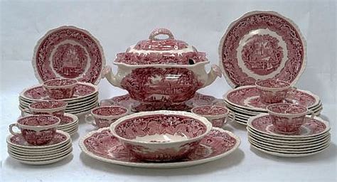 Sold Price Vajilla Semi Porcelana Inglesa Mason S Decorada Con