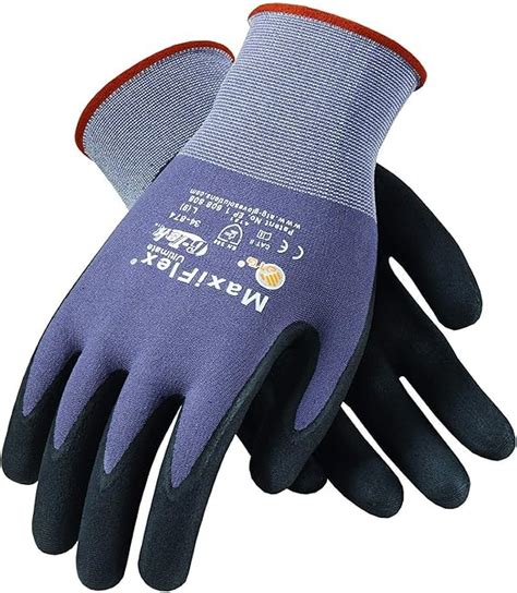 Maxiflex Guantes De Nitrilo Con Microespuma Para Palma Y Dedos