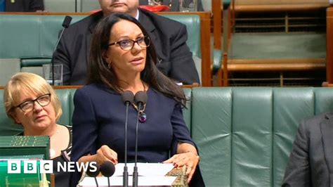 Aboriginal MP Linda Burney makes landmark speech - BBC News