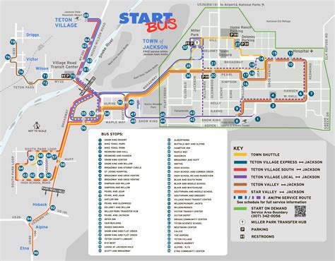 Jackson Bus Map - Wyoming - Ontheworldmap.com