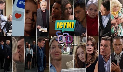 Quick Catch Up Soap Central Recaps For The Week Of September 6 To 10