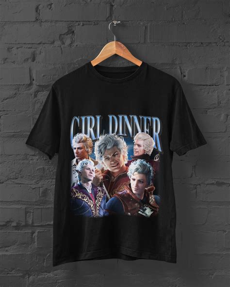 Astarion Baldurs Gate Girl Dinner Vintage S Graphic Shirt Astarion