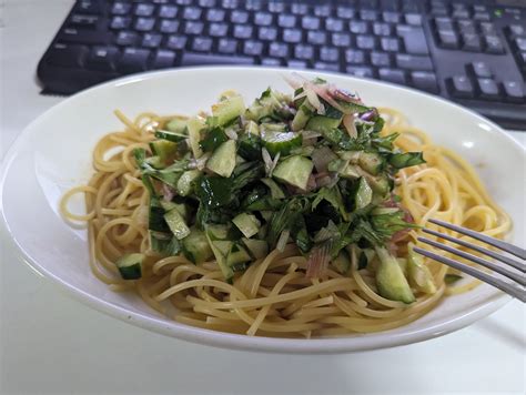 アンコ On Twitter キュウリとミョウガのパスタつくった🥒 2rqsasvuhc Twitter