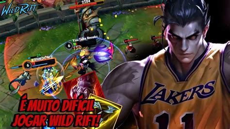 Jogar Wild Rift É Muito DifÍcil Darius Gameplay Lol Wild Rift Youtube