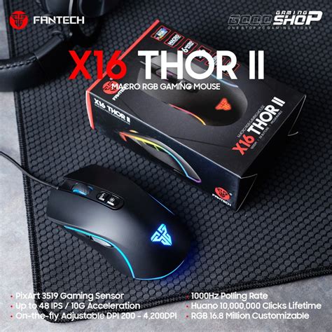 Jual Fantech X16 THOR II Gaming Mouse Indonesia Shopee Indonesia