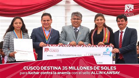 Cusco Destina Millones De Soles Para Anemia Con El