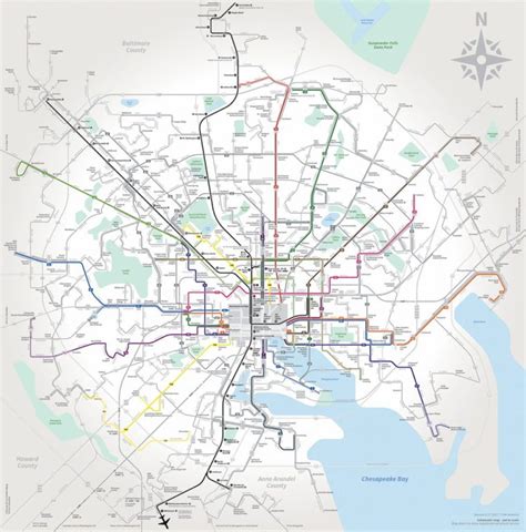 Baltimore’s Radi(c)al New Transit Map – The Map Room