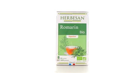 Herbesan Infusion Romarin Bio Tisane Digestion