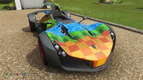 My Own Green Hill Zone Design On The Bac Mono R Forza