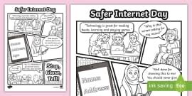 Save Water Colouring Comic Strip Activity Twinkl KS1