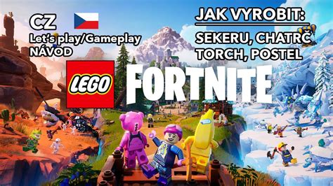 Lego Fortnite Cz Esk Lets Play Gameplay N Vod Jak Vyrobit Sekeru