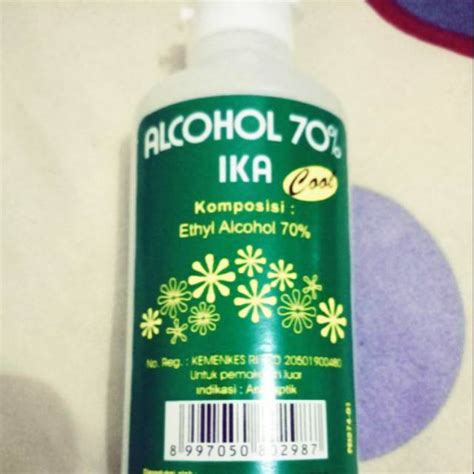 Jual Alcohol 70 IKA Asli 100 Ml Shopee Indonesia