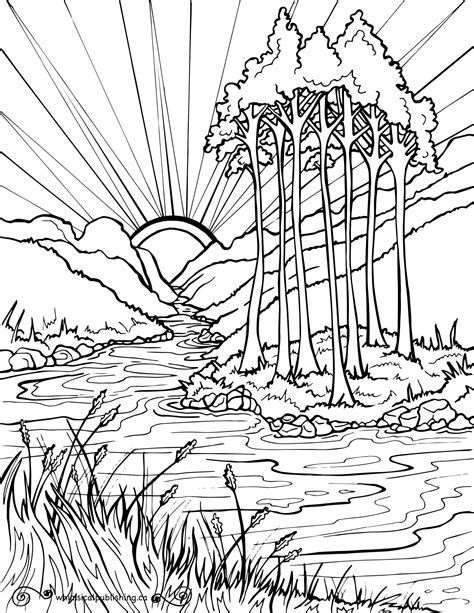 Free Printable Nature Coloring Pages
