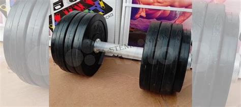 Гантели обрезиненные от 10-83кг трансформер/штанга купить в Воронеже ...