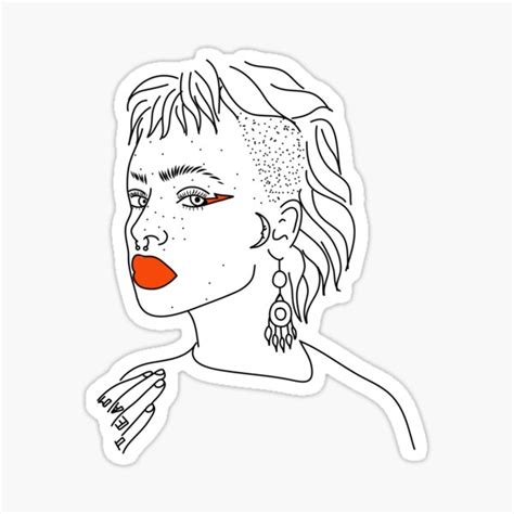 Mullet Sticker For Sale By Morganleahh Redbubble