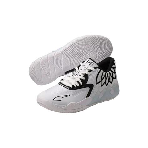 Puma LaMelo Ball MB.01 Lo White BlackPuma LaMelo Ball MB.01 Lo White ...