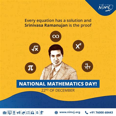 National Mathematics Day | National mathematics day creative, Mathematics, Math quotes