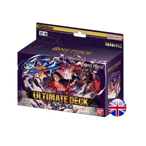 Deck De D Marrage One Piece Card Game Ultra Deck The Three Captains